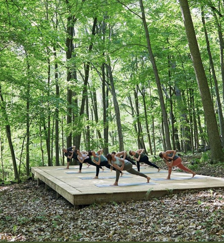 Morning yoga practice — Sendero Sur